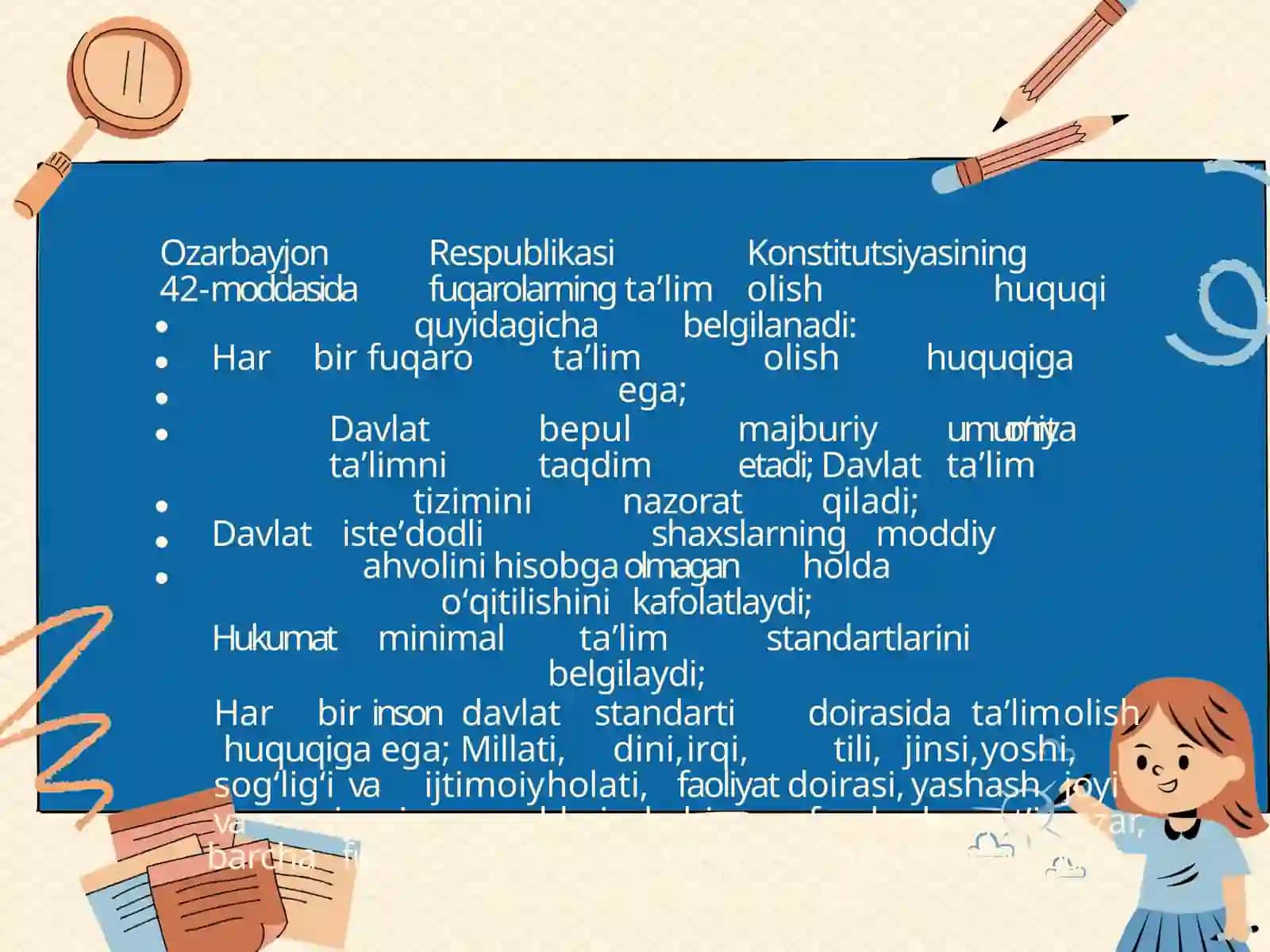 Ozarbayjon Respublikasida taʼlim tizimi 2