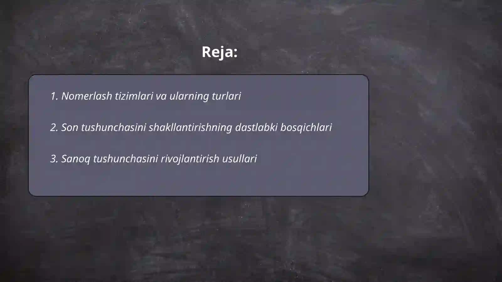 O'nli sanoq sistemasi xususiyatlari 2
