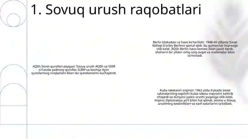 Bxsr Va Xxsrning Tashqi Siyosati 2