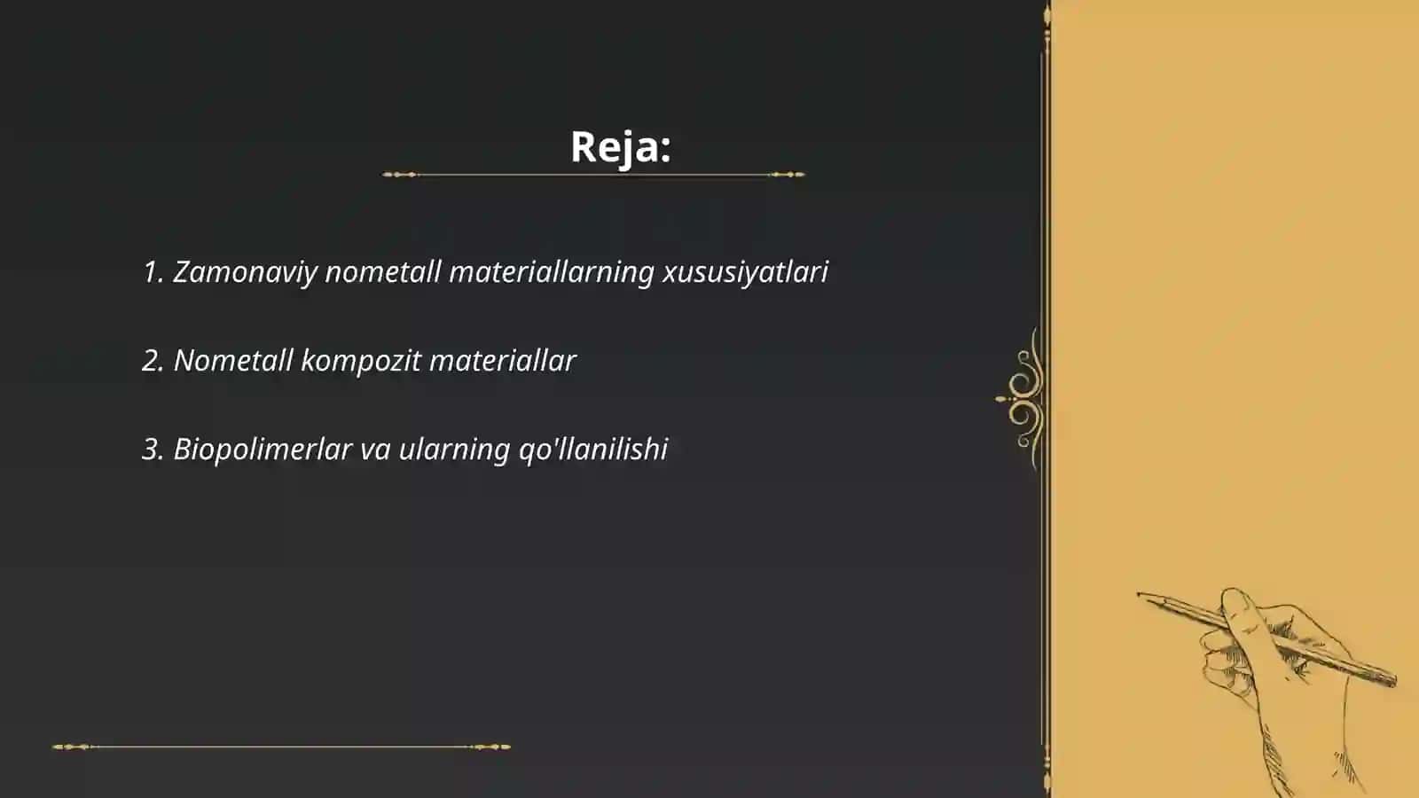 Zamonaviy nometall materiallar 2