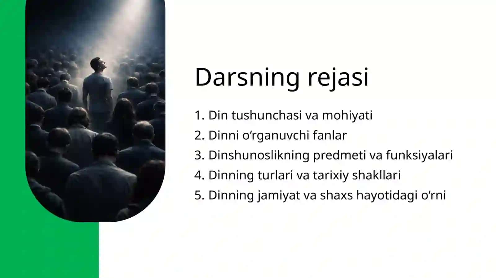 Dinshunoslik fanining predmeti, maqsad va vazifalari 2