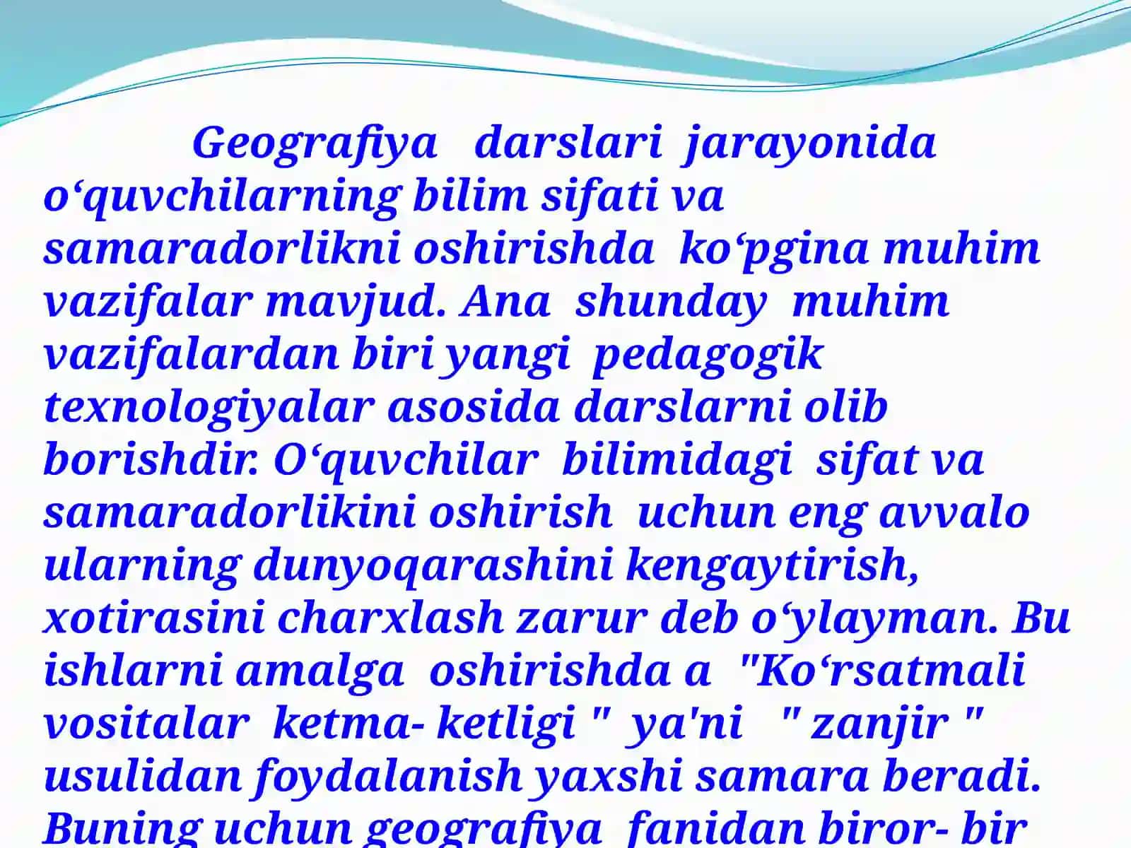 6-sinf Tabiiy fan Tirik organizmlarning oziqlanishi dars ishlanma O'qituvchilarga / 6-11 Sinf Dars ishlanmalar 2