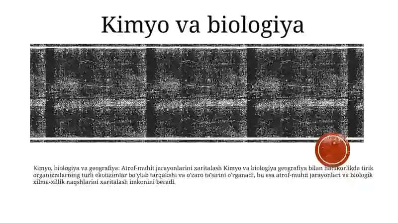 Kimyo Fanining Boshqa (Biologiya, Ekologiya, Geografiya Va H.K.) Fanlar Bilan Bogliqligi 2
