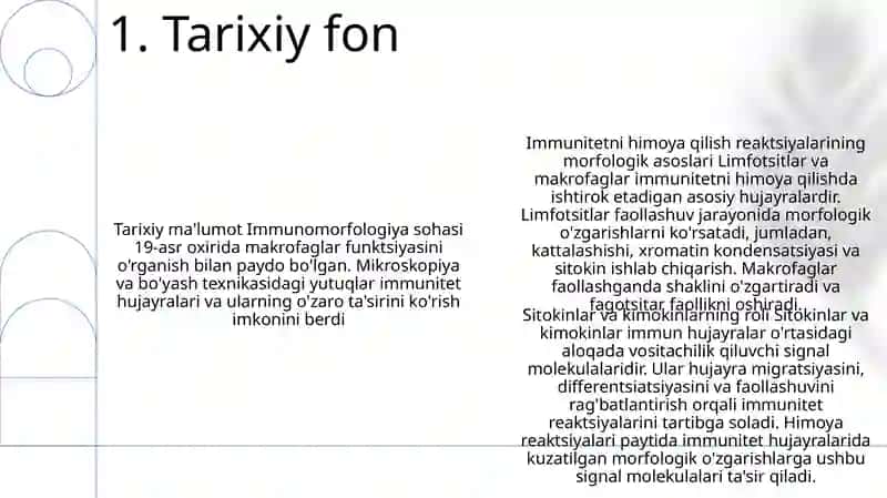 Gomositopoezning Immun Mudofaa Reaktsiyalarining Morfologik Asoslari 2