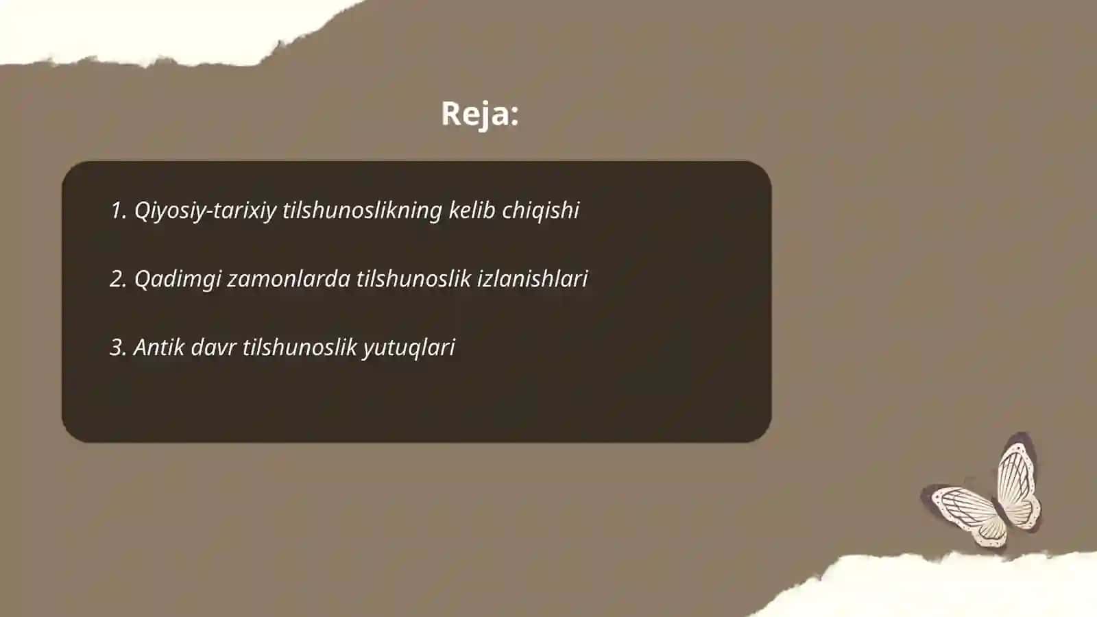 Qiyosiy-tarixiy tilshunoslikning shakllanish davrlari 2