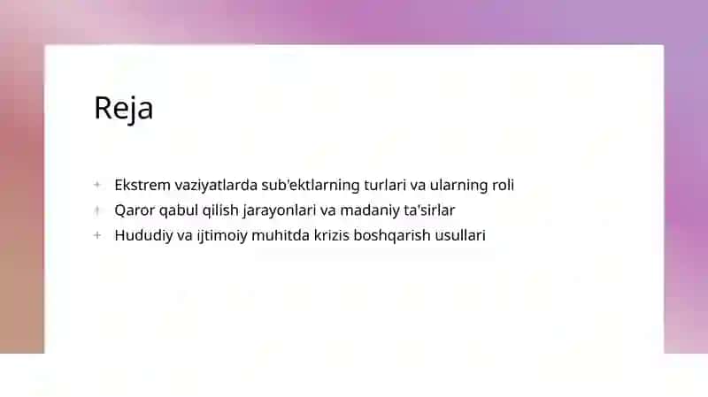 Ekstremal vaziyatlarning sub'ektlari bo‘yicha tahlil qilish 2