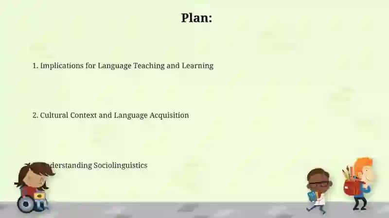 Sociolinguistics and Cultural Context in Language Learning 2