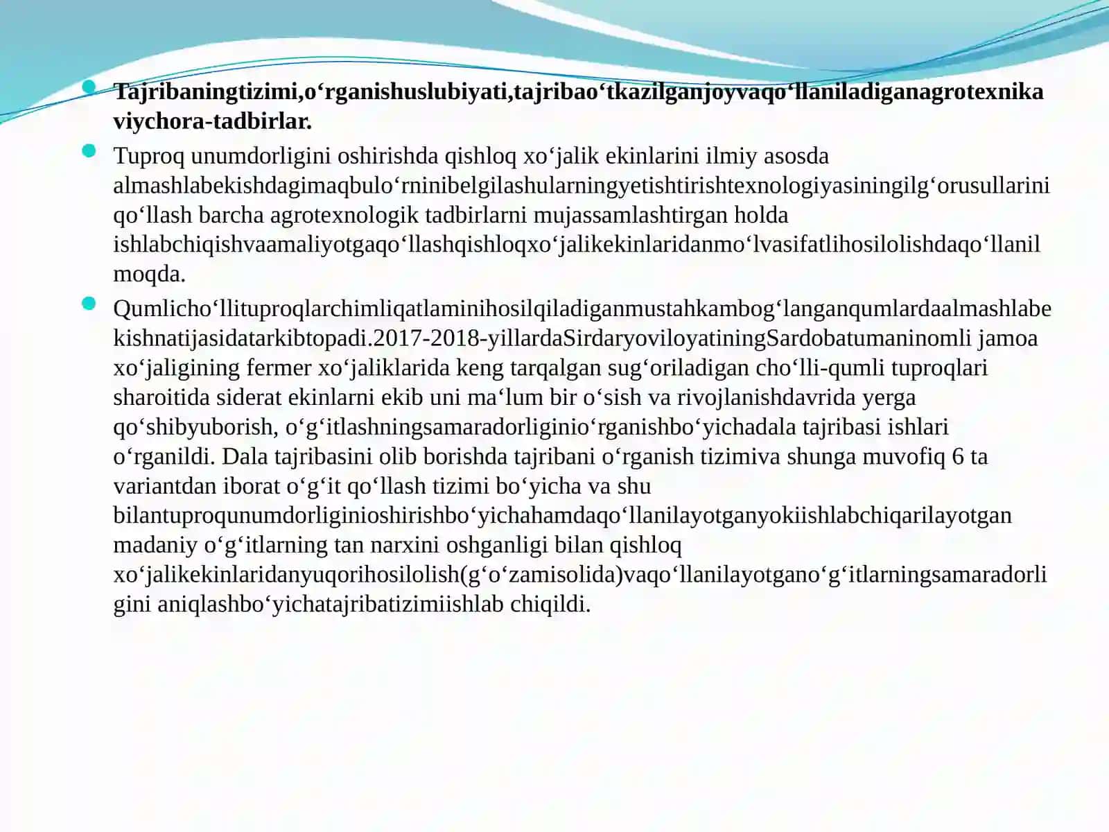 Agrokimyo va agrotuproqshunoslik 2