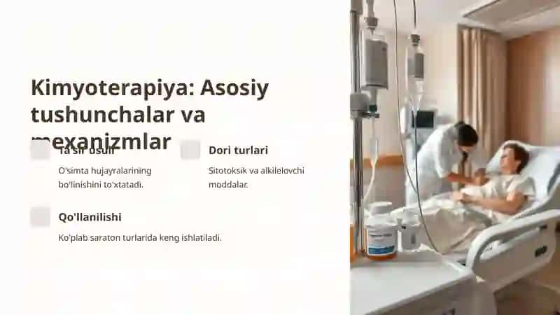 Kimyoterapiya: Asosiy tushunchalar va mexanizmlar 2