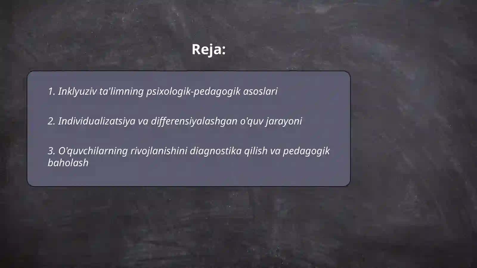Inklyuziv ta limning psixologik-pedagogik va tashkiliy shartlari 2