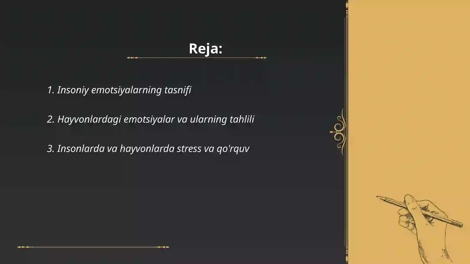 Insoniy emotsiyalar va hayvondagi emotsiyalar 2