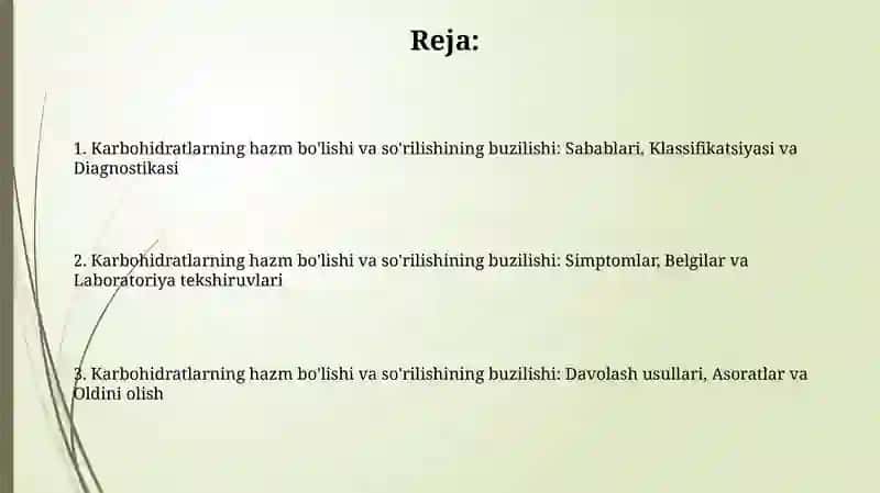 Uglevodlarning xazmlanishi va soʻrilish jarayonining buzilishi 2