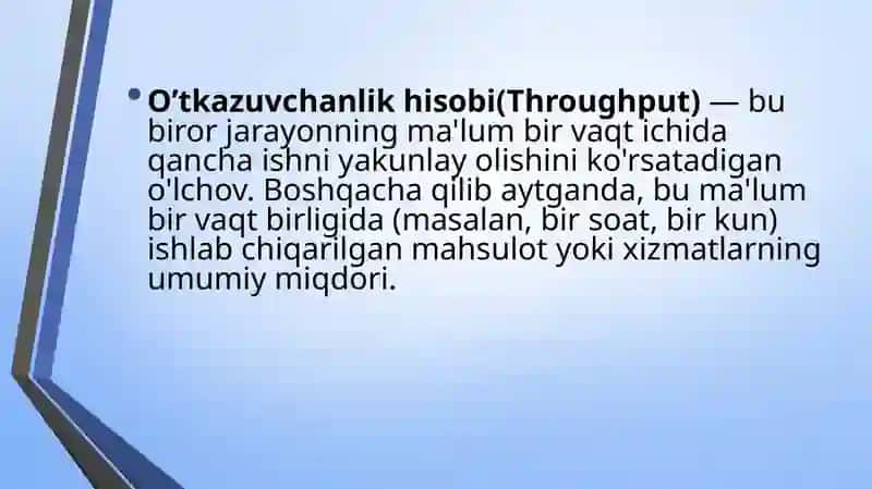 O’tkazuvchanlikhisobi 2