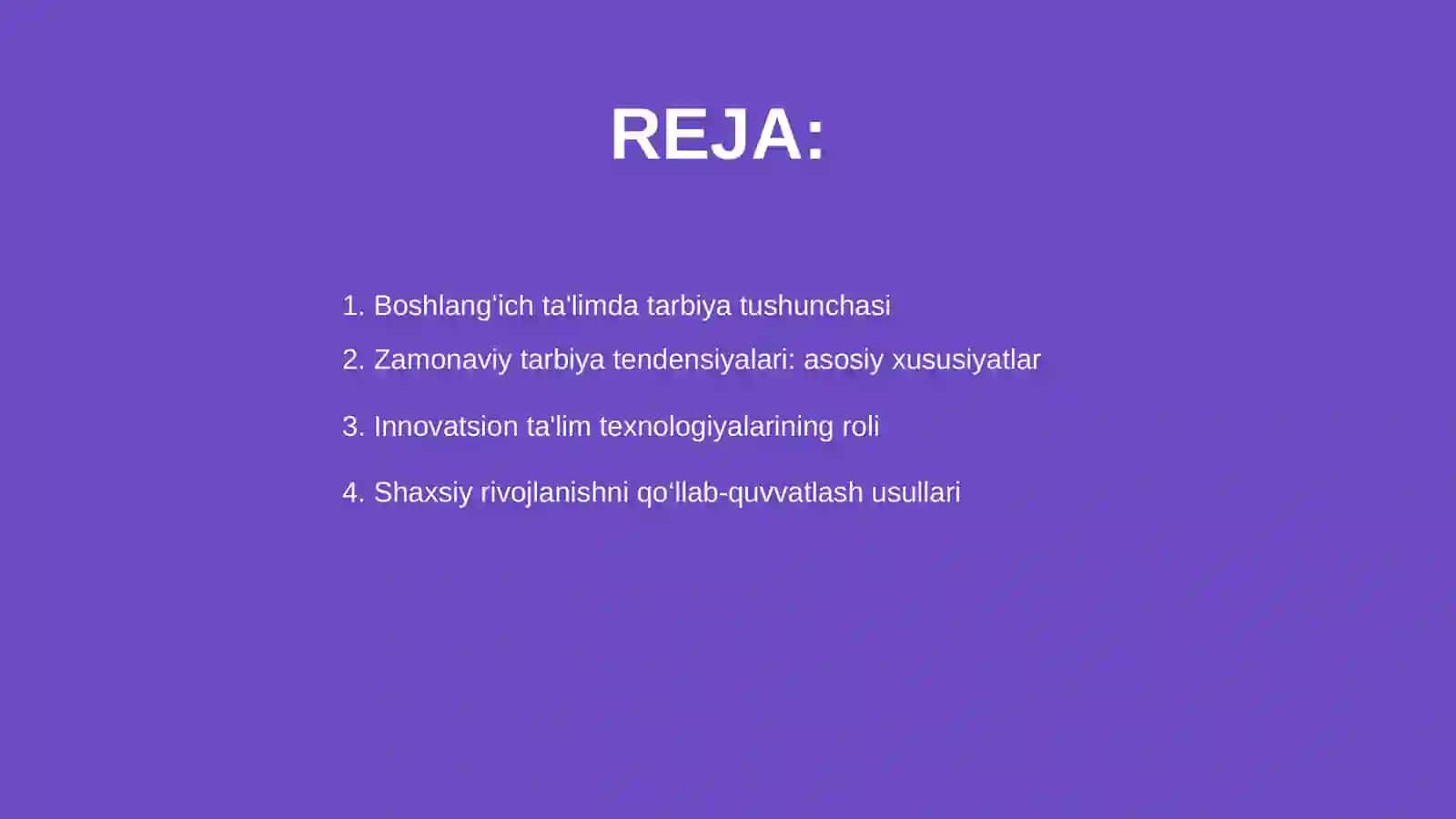 Boshlangʻich ta'limda tarbiya jarayoning zamonaviy tendensiyalari 2