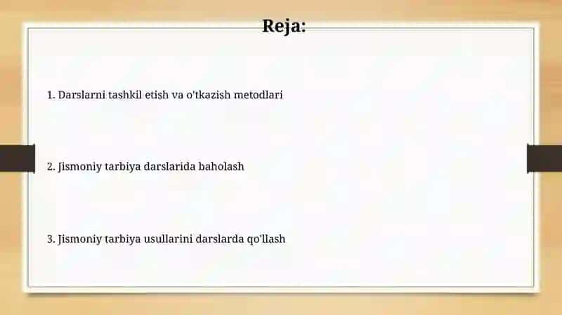 Jismoniy tarbiya metodlari bilan dars oʻtish 2