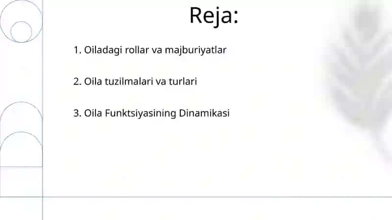 Oila funktsiyasi, turlari, oilada rollar taqsimoti 2