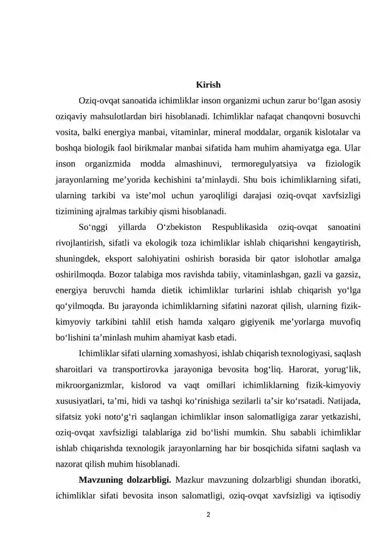 Ichimliklar 2