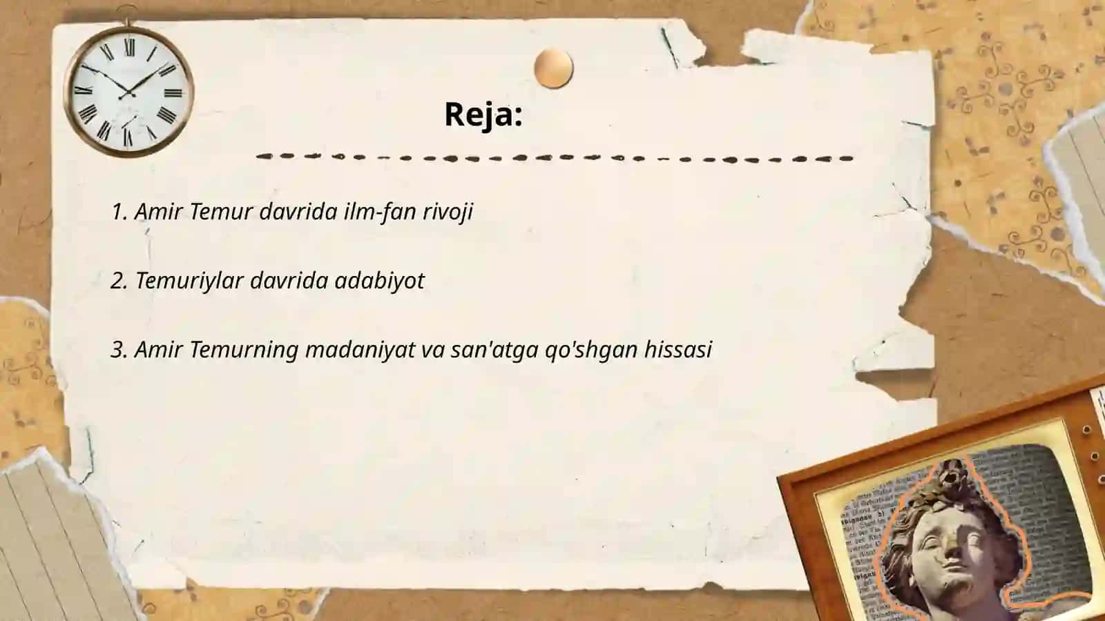 Amir Temur va Temuriylar davrida madaniyat talim tarbiya masalalari 2