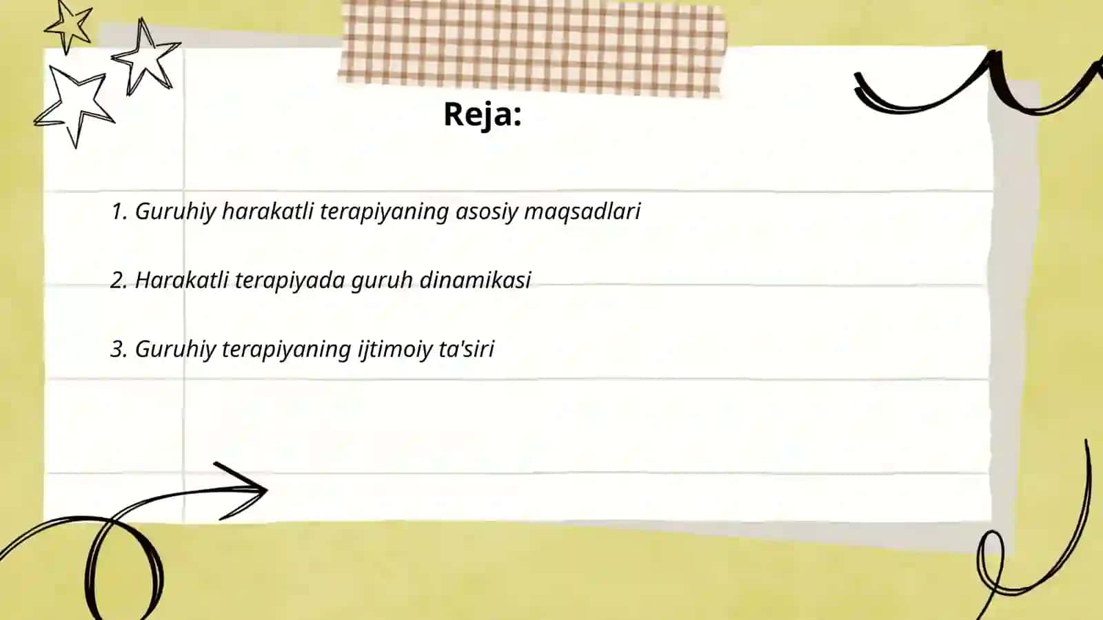 Guruhiy harakatli terapiya 2
