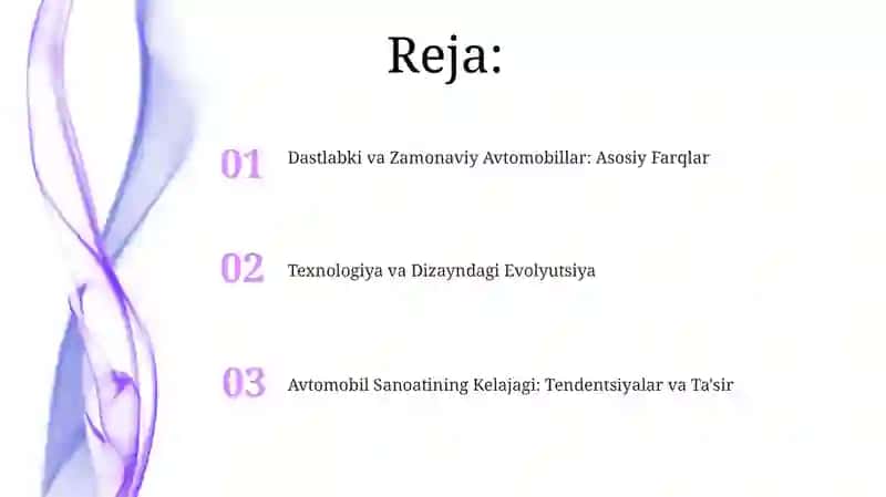 Avtomobil Sanoatining Kelajagi: Tendentsiyalar va Ta'sir 2