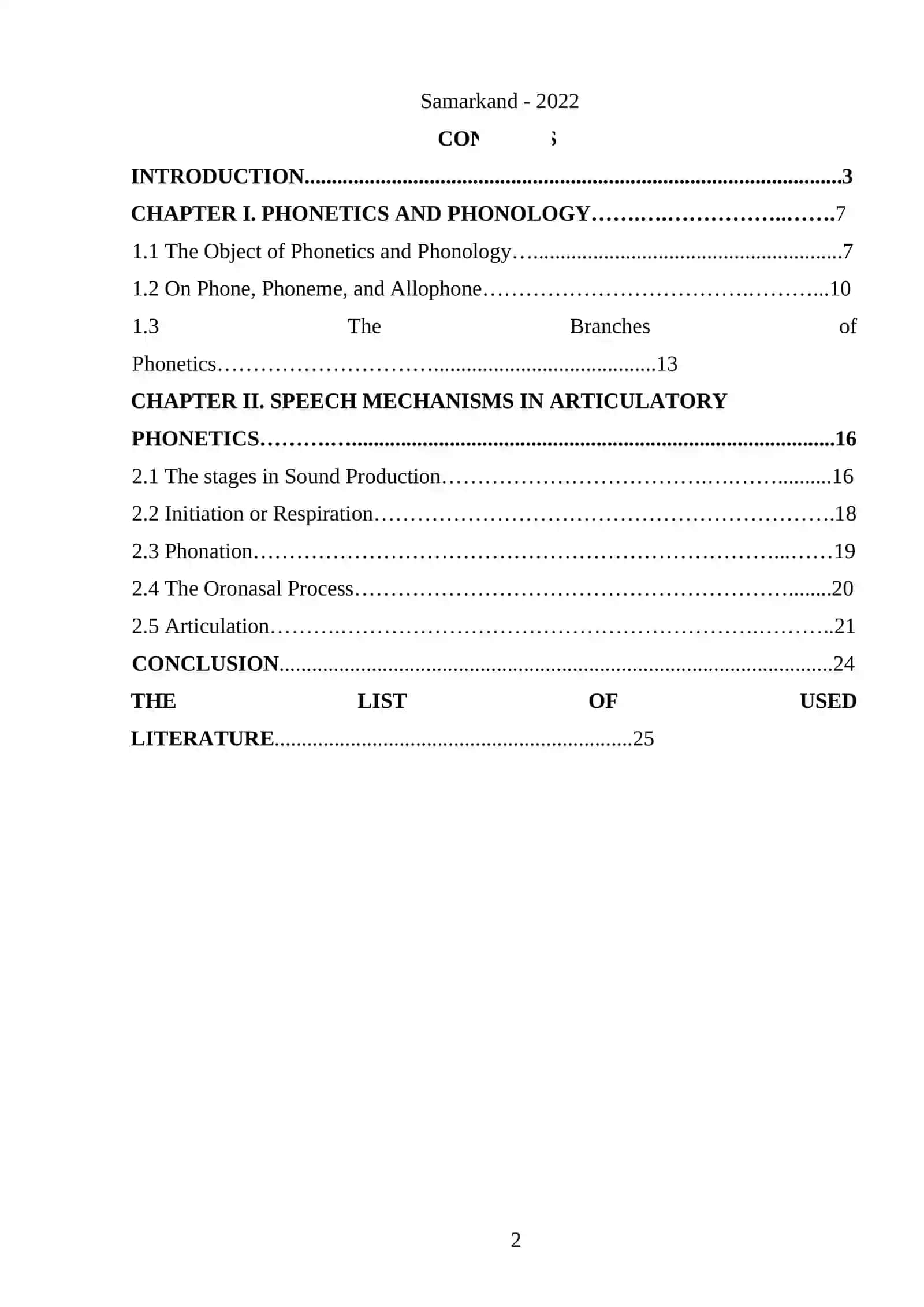 DESCRIPTIVE PHONETICS OF ENGLISH LANGUAGE 2
