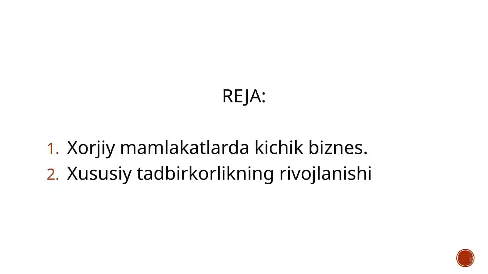 XORJIY MAMLAKATLARDA KICHIK BIZNES VA XUSUSIY TADBIRKORLIKNING RIVOJLANISHI 2