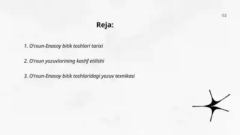 O'rxun-Enasoy bitik toshlari 2