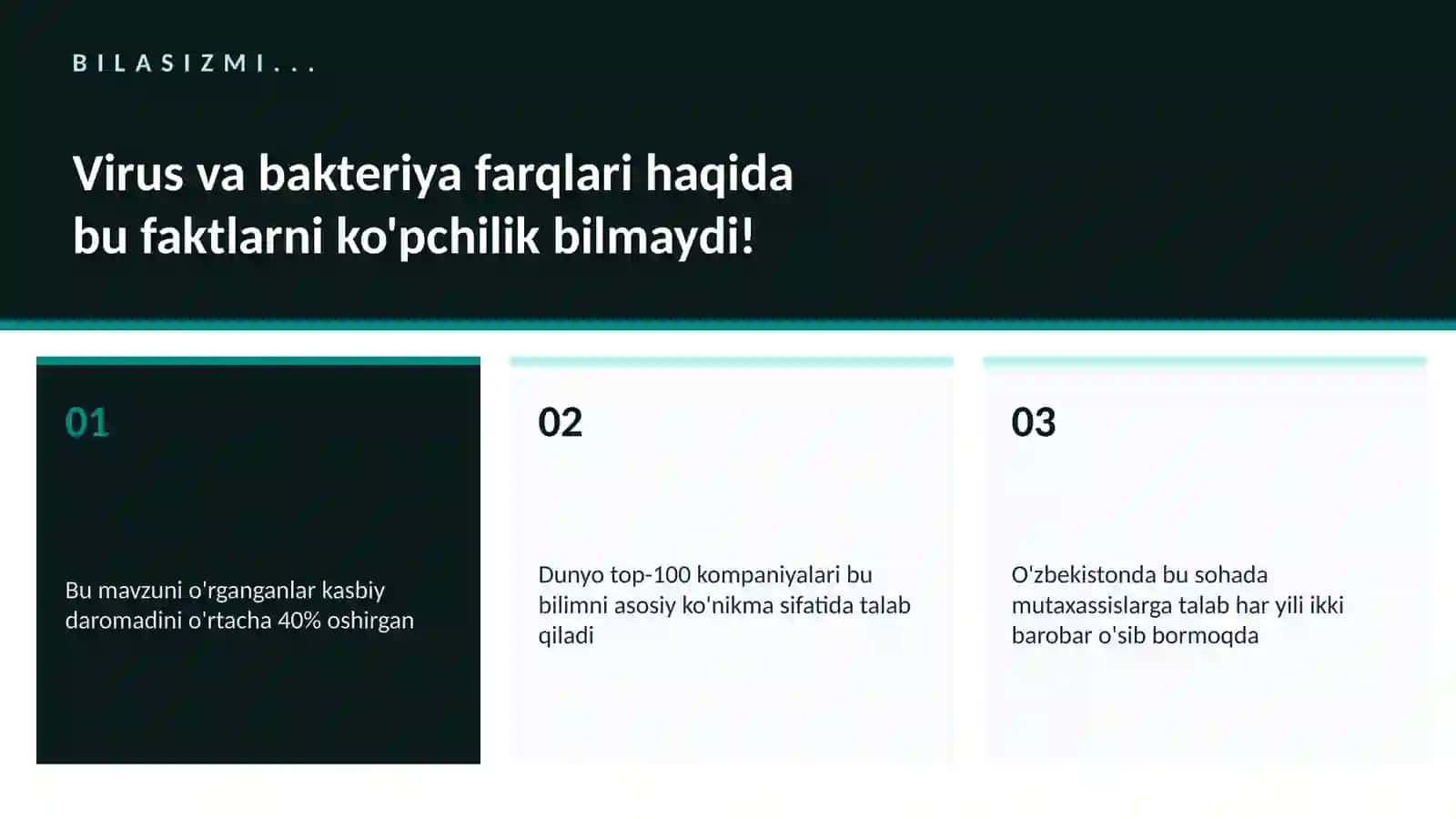 Virus va bakteriya farqlari 2