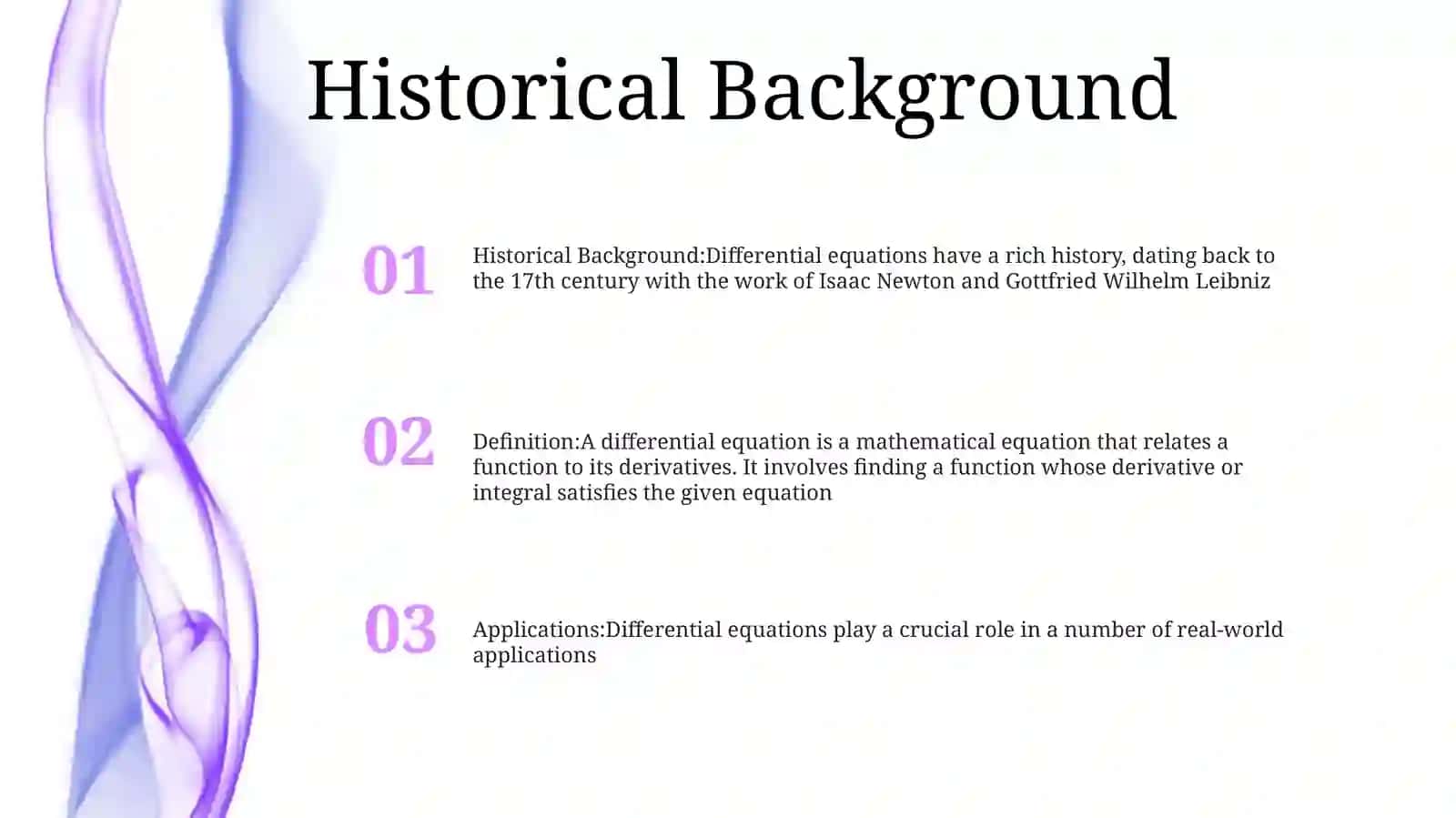 Differential Equations 2