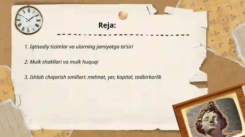 Jamiyatning iqtisodiy negizlari 2