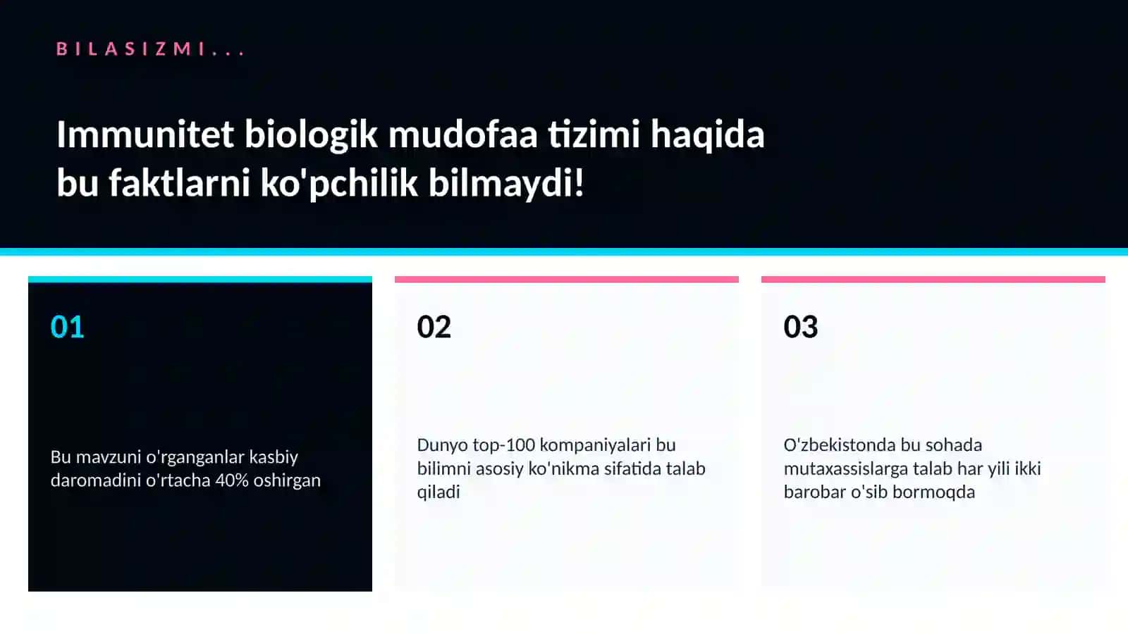 Immunitet biologik mudofaa tizimi 2