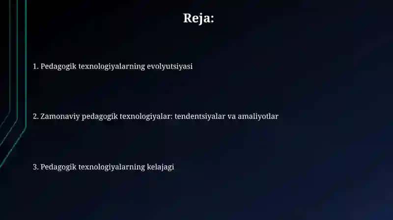 Pedagogiktexnologiyalarningrivojlanishi 2