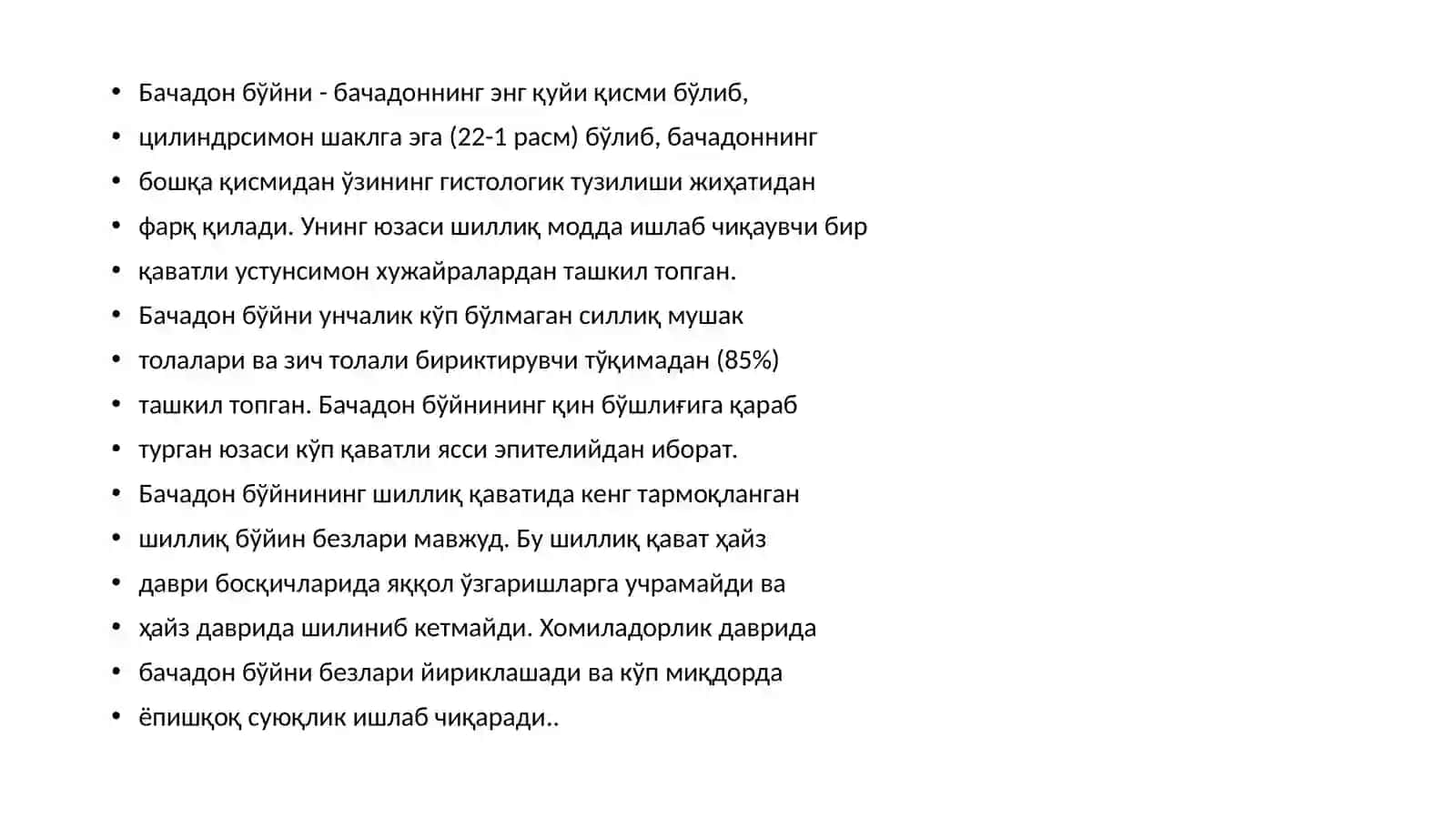 ODAM EMBRIONINING QALTIS RIVOJLANISHI 2
