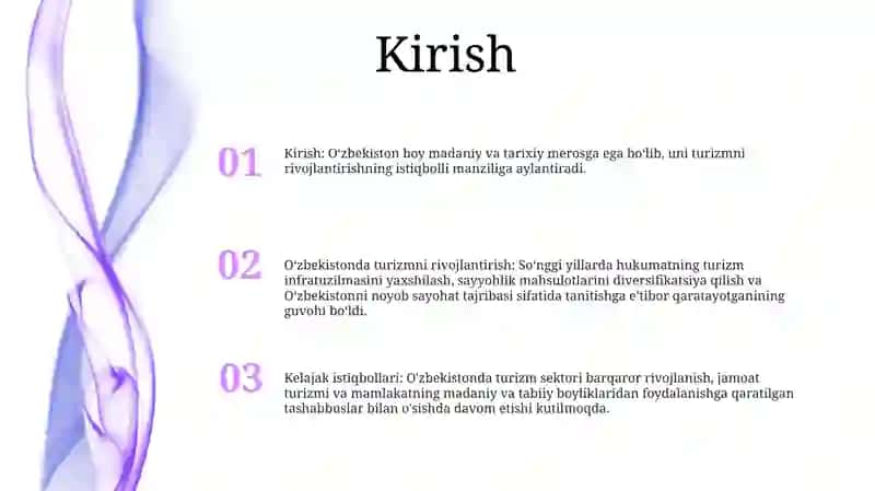 O'Zbekistonda Turizm Rivojlantirish Va Uning Istiqbollari 2