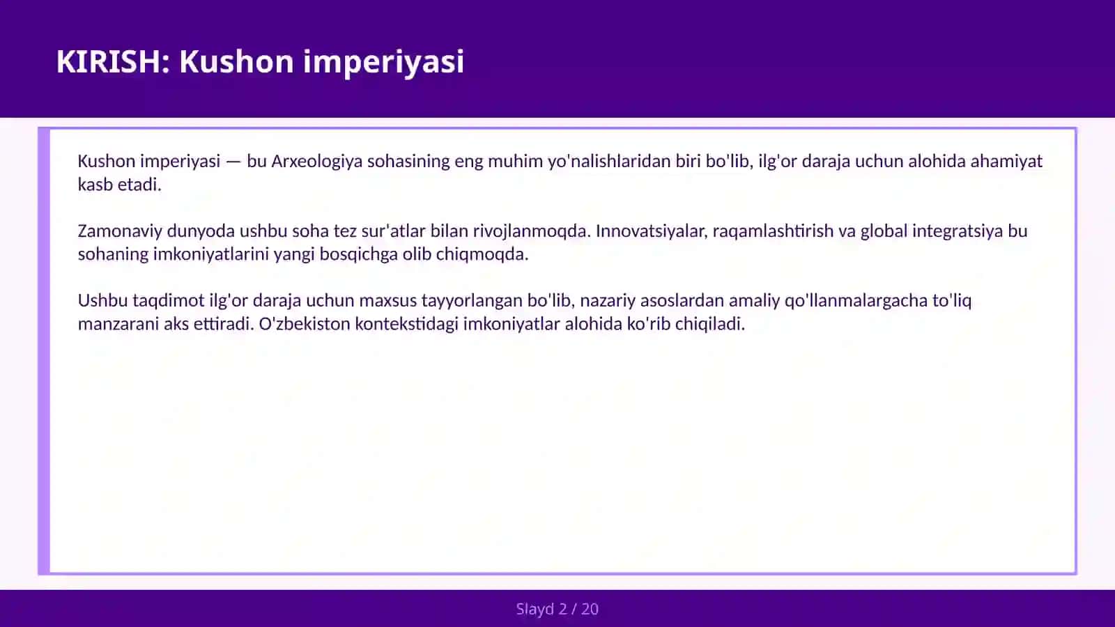 Kushon Imperiyasi 2