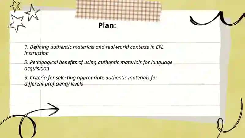 Selecting and applying authentic materials and real world contexts in EFL instruction 2