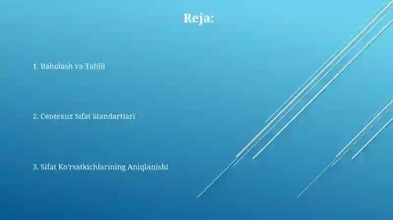 CentexUz Sifat Ko'rsatkichlarini Aniqlash 2