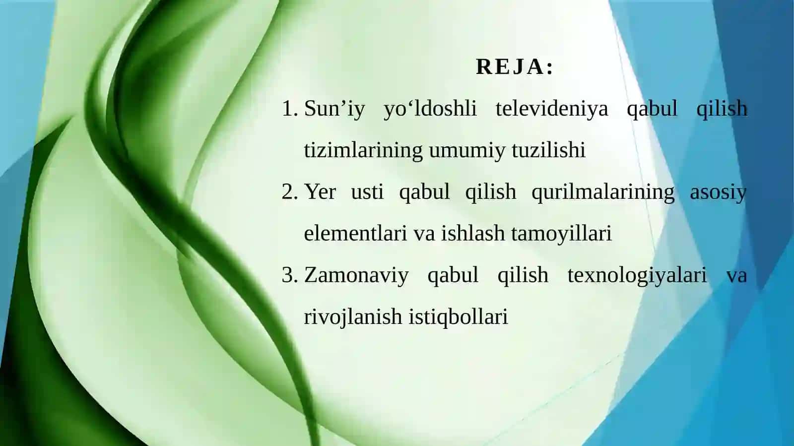 Sunʼiy yoʻldoshli televideniya yer usti qabul qilish qurilmalari 2