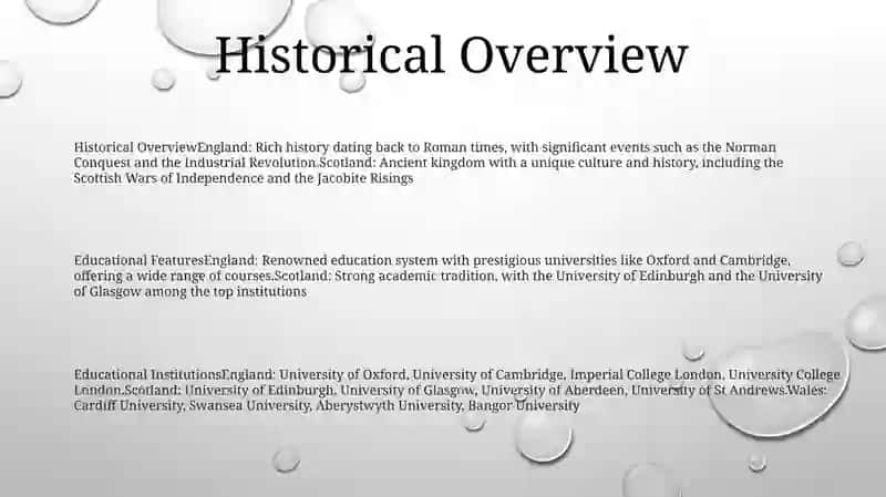 Educational Features Of England, Scotland,Wales And Northern Ireland 2
