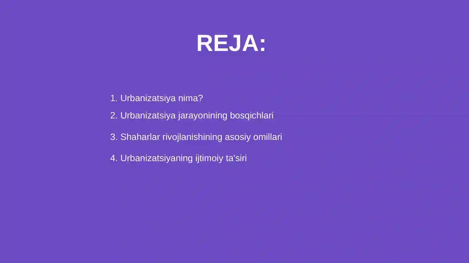 Urbanizatsiya jarayoni va ekalogik muonmolari 2
