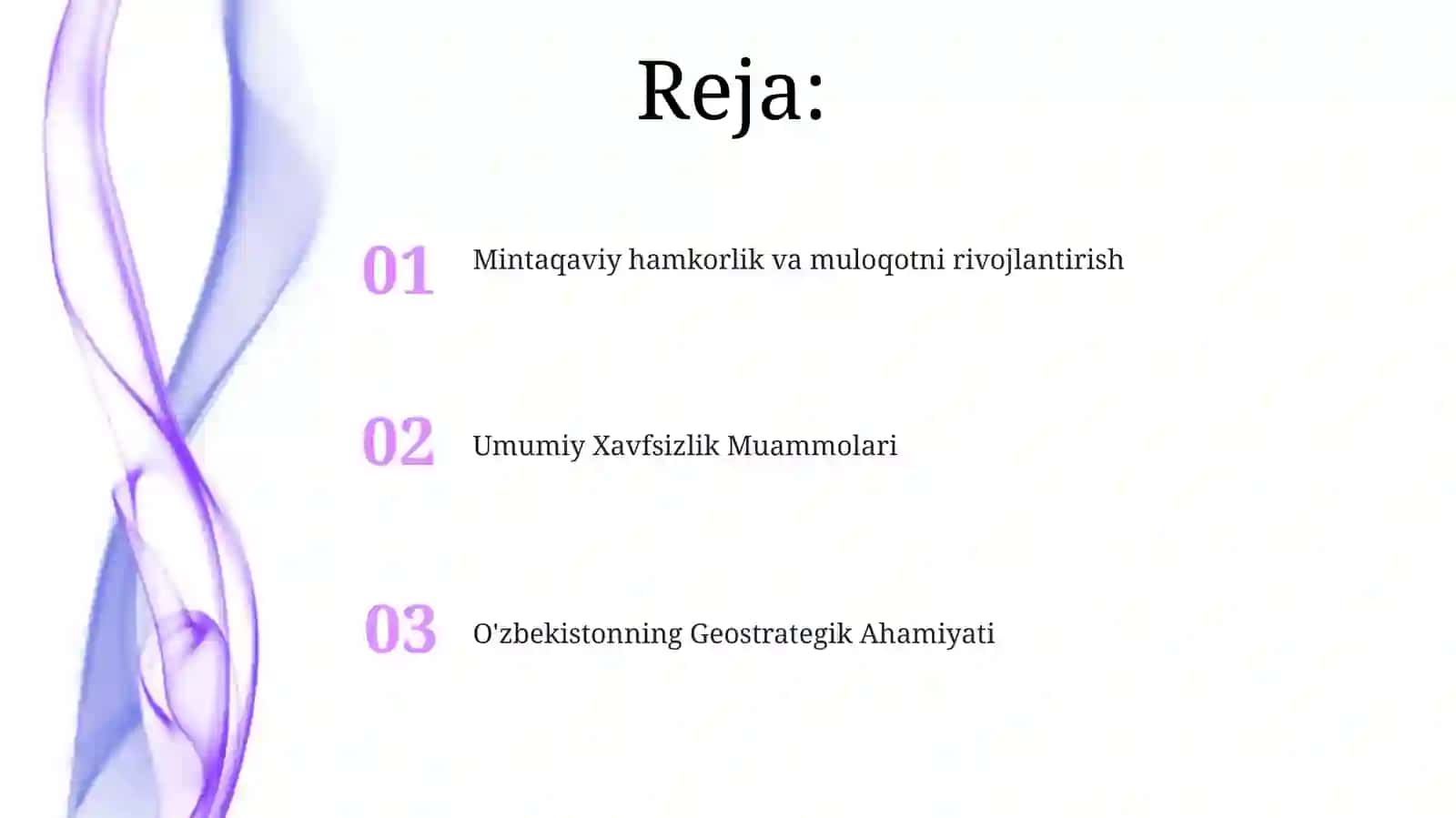 O'zbekistonning markaziyosiyo datinchlik va barqarorlik ni ta'minlashdagi orni 2