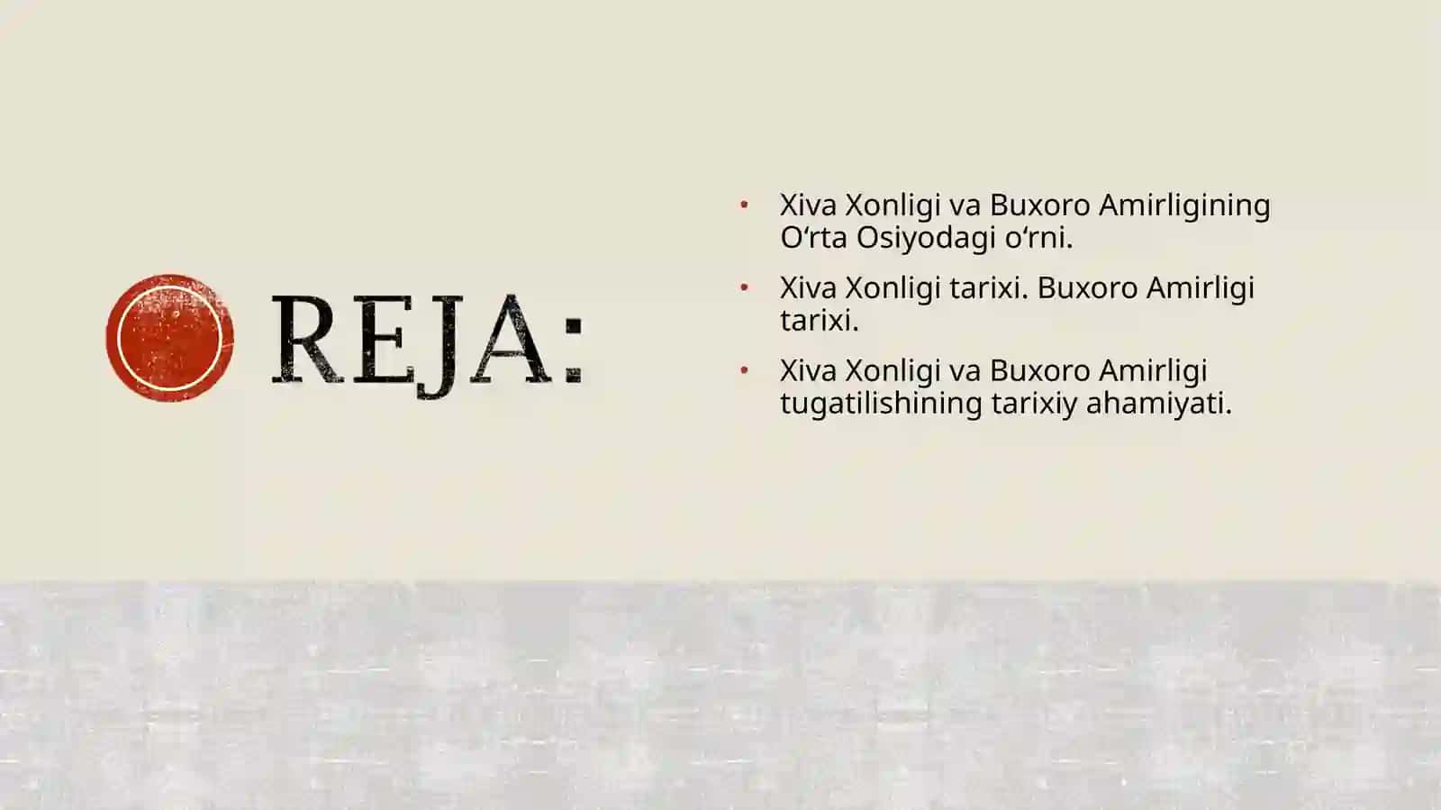 Xiva Xonligi va Buxoro Amirligining O‘rta Osiyodagi o‘rni 2