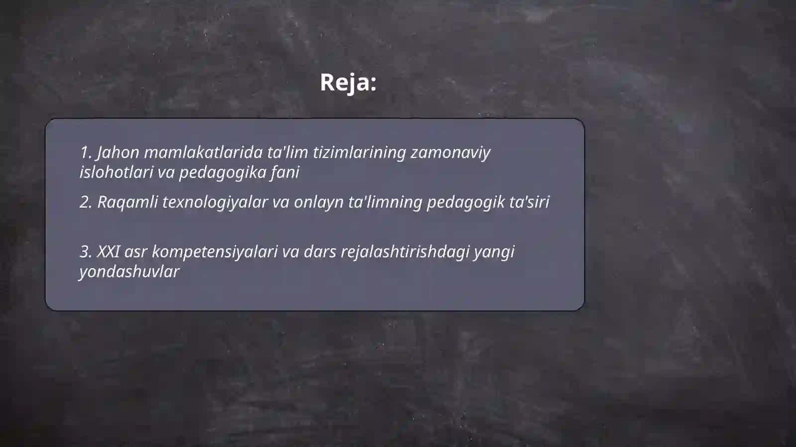 Hozirgi davrda jaxon mamlakatlari ta‘lim tizimi va pedagogika fani rivoji 2