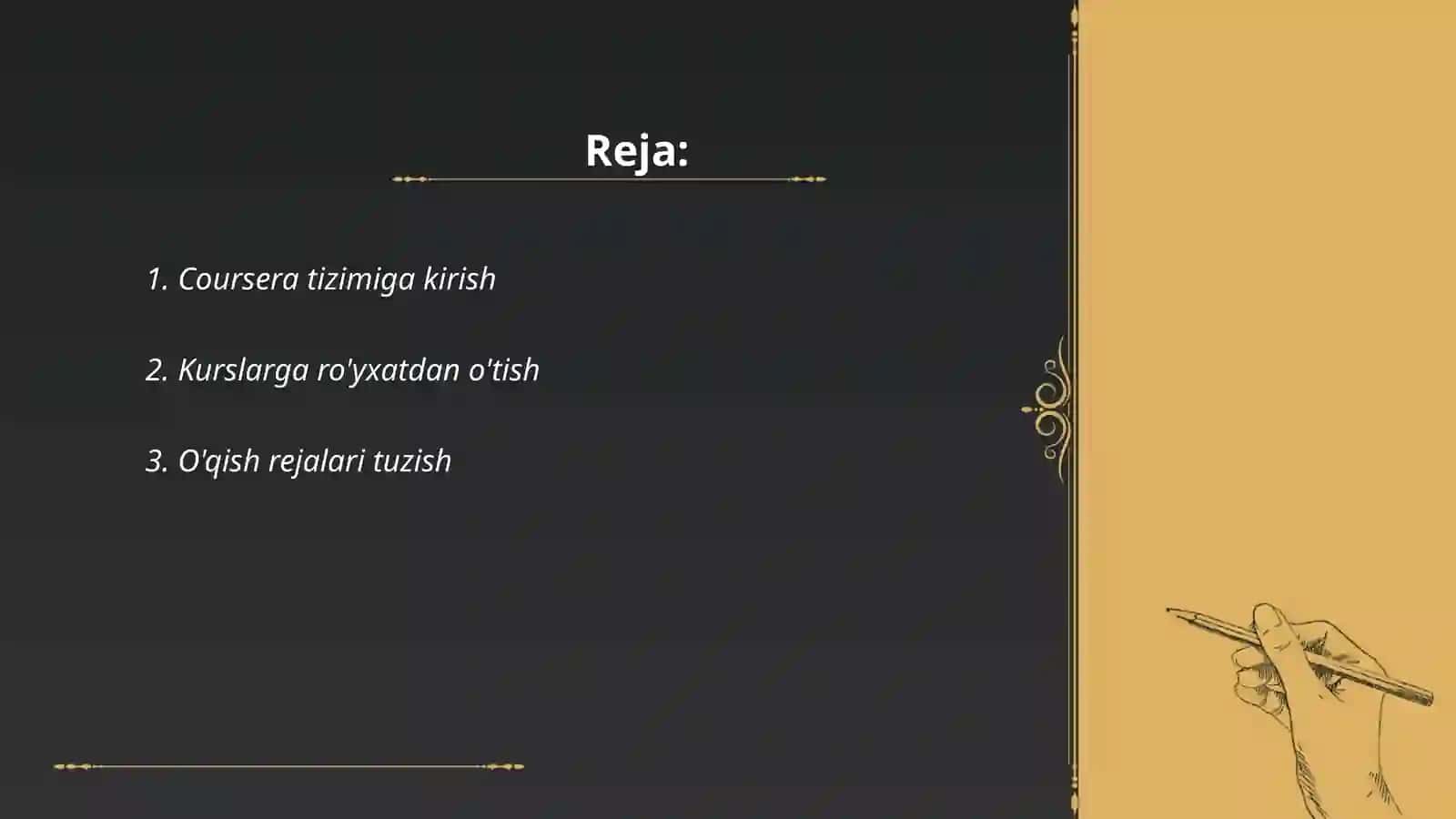 Korsera tizimidan foydalanish 2
