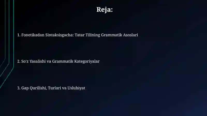 Tatar Tilining Umumiy Grammatikasi Haqida 2