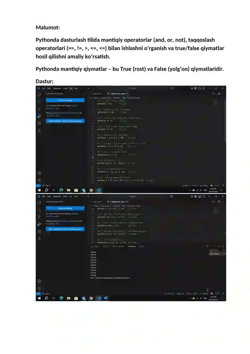 Obektga yo’naltirilgan dasturlash 2