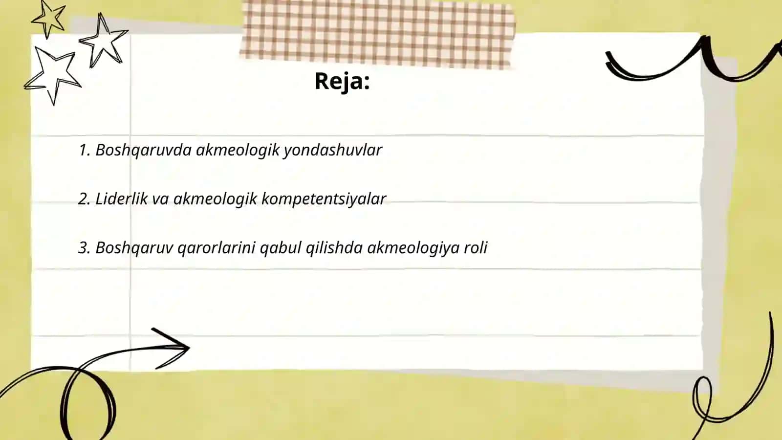Boshqaruvda akmeologik yondashuvlar 2