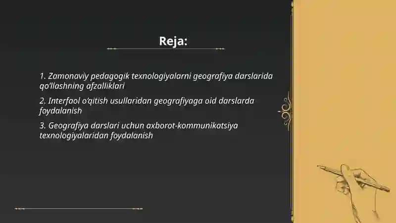 Zamonaviy pedagogik texnologiyalardan foydalanish 2