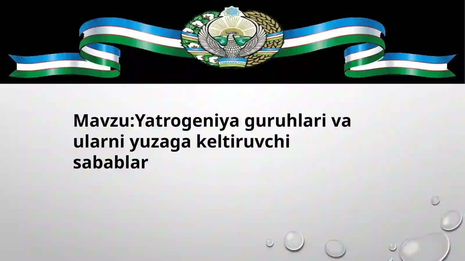 Yatrogeniyaguruhlarivaularniyuzagakeltiruvchisabablar 2