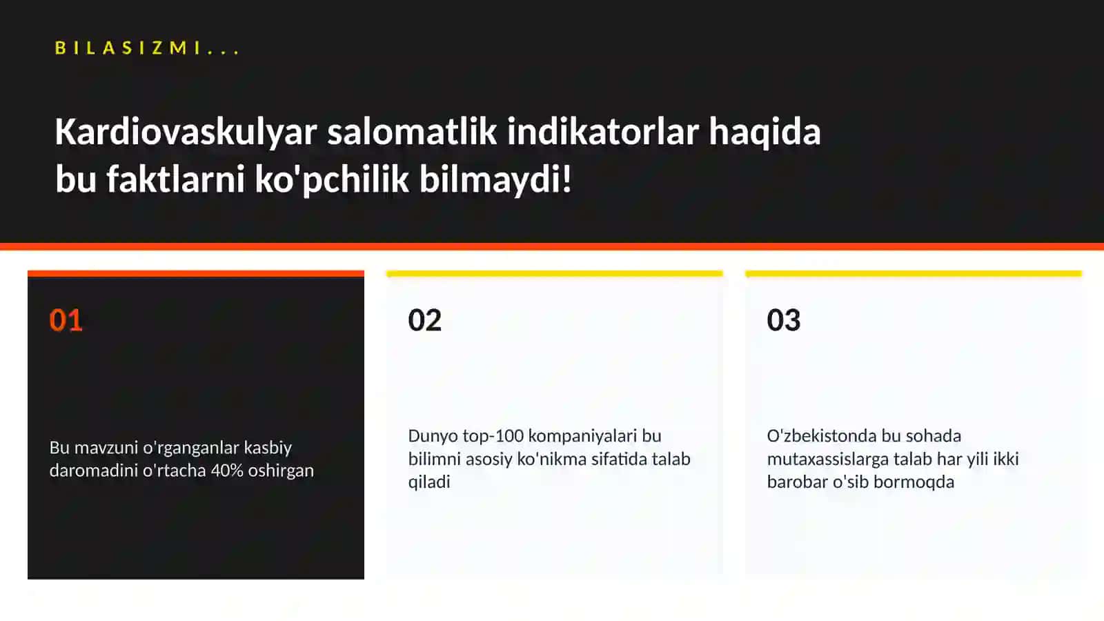 Kardiovaskulyar salomatlik indikatorlar 2
